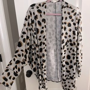 Leopard Cardigan sweater